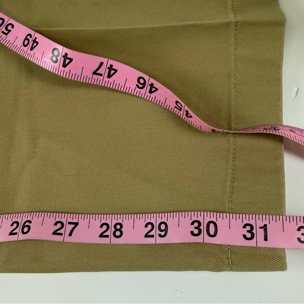 LL Bean Wrinkle Free Double L Pants Mens 42x32 Dark Khaki Tan 245698 NWT - Picture 11 of 11